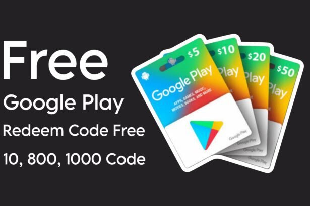 Free Google Play Redeem Code